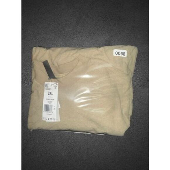 Adidas Men's Core Crew Golf Sweatshirt Size XXL Beige - Picture 5 of 5